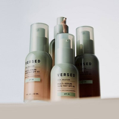 Versed Skin Solution Multi-Serum Skin Tint Foundation SPF 40 12W 1 fl oz - Imperfect Container