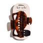 Kitsch Recycled Plastic Assorted Claw Jumbo Hair Clips 3ct - New